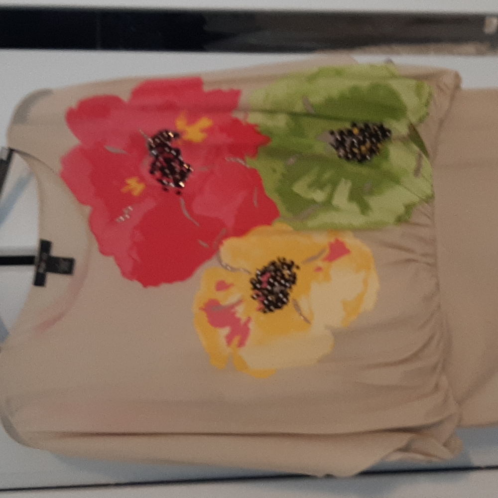 Bright floral top